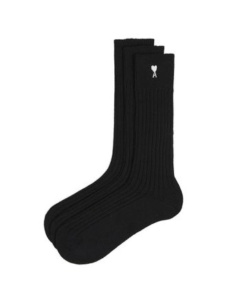 Ami Three Pack Black Ami de Coeur Socks