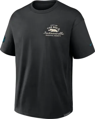 Nike Jacksonville Jaguars Rivalries Collection Max90 Nike Mens NFL T-Shirt in Black | 04T600A9N-HQL