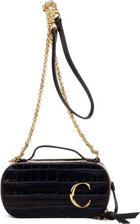 Chlo&eacute; Borsa Eyewear con catena - Blu