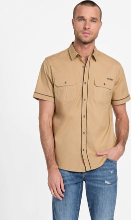 Guess Malcome Poplin Short-Sleeve Shirt