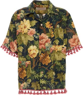 Valentino Garavani Printed Linen Shirt