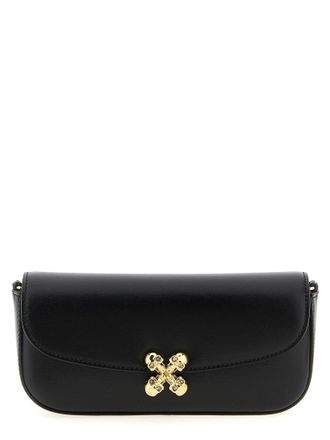Alexander McQueen Alexander Mcqueen Womens Skull Flower Small Crossbody Bag