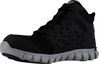 Reebok Sublite Cushion Work Alloy Toe SD Mid Mid Black RB411 Womens