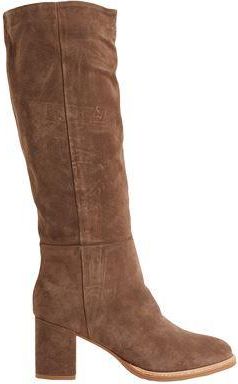 8 by YOOX SPLIT LEATHER MID-HEEL BOOT