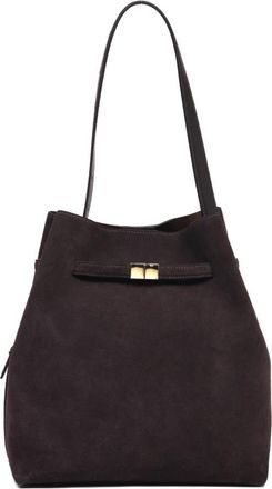 Baldinini Su&egrave;de Schoudertas - Dames - Schoudertassen - Bruin - ONE Size - Su&egrave;de - Tassen