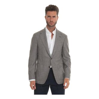 Canali Hombre, Chaquetas, Gris, Talla: M