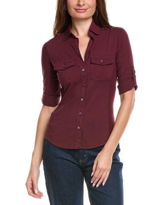 James Perse Contrast Panel Shirt