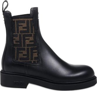 Fendi Black Slip On Boots