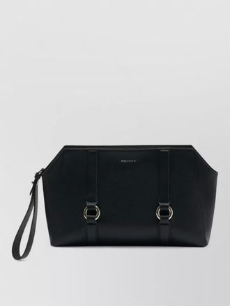 Alexander McQueen new farringdon leather shoulder bag clutch