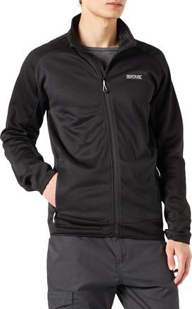 Regatta Mens Highton Fz Ii Sweater, Black, S