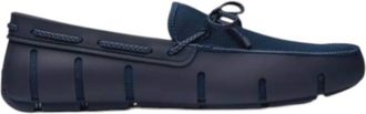 Swims Mens Braided Lace Loafers In Navy