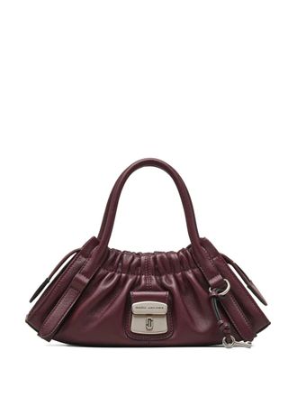 Marc Jacobs small The Cristina satchel - women - Fabric/Nappa Leather - One Size - DARK PLUM 510