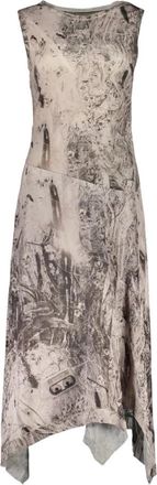 Desigual Vest Catty - Dames - Casual kleedjes - Grijs - L - Kleedjes
