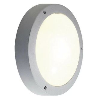SLV Slv - Dragan 230404 - Aplique Y Plaf&oacute;n. Gris Plateado Redondo. G24d-3. 2x26w Ip44