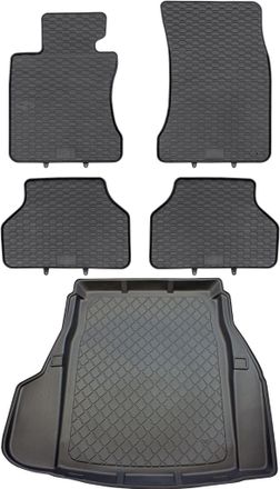 OEM Juego De Alfombrillas De Goma Para Coche Y Alfombrilla Para Maletero Para Bmw Serie 5 E60 Sed&aacute;n (de Julio A Febrero De 2010)