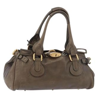 Chlo&eacute; Pre-owned Handbag - Dames - Pre-owned - Bruin - Maat: ONE Size Leer