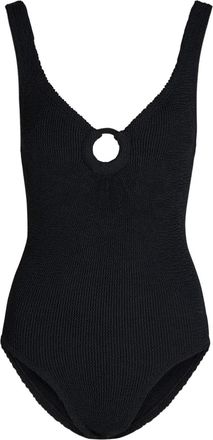 Hunza G Cenile ring swimsuit - Black