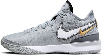 Nike Zoom LeBron NXXT Gen Wolf Grey Metallic Gold DR8784-004