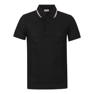 Burberry Polo Shirts, male, Black, Size: XL Polo Shirt