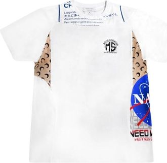 Marine Serre Uomo, Top, Bianco, L, new