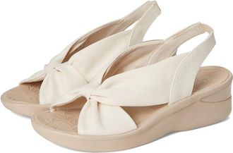 Life Stride Serenade Slingbacks Womens Sandals Eggnog Stretch Fabric : 6.5 M (B), Textile