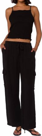 Velvet Heart Deja Pull On Elastic Pants In Black