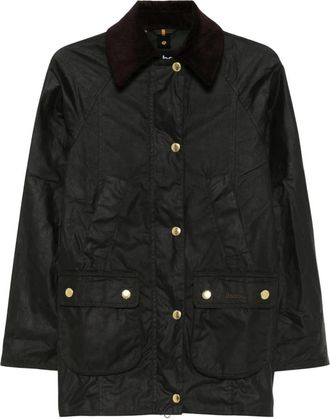 Barbour Modern Beadnell Waxed Jacket - Dames - Zomerjassen - Groen - L - Katoen - Jassen