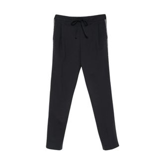 Fabiana Filippi Straight Leg Joggers - female - Fabiana Filippi - Sweatpants - Blue - 2XS - Trousers