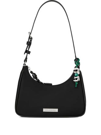 Karl Lagerfeld mini Ikon bag - women - Recycled Polyamide/Polyester/Polyurethane - OS - Black