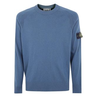 Stone Island Heren, Truien, Blauw, Maat: 2XL Wol