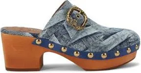 Kurt Geiger Mayfair Denim Clog in Navy at Nordstrom Rack, Size 7.5Us / 38Eu