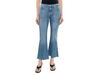 7 For All Mankind Cropped Dojo Womens Jeans Iceflow : 28 27, Cotton/Denim/Elastane