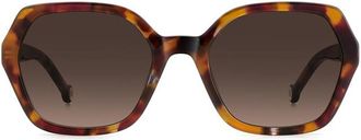 Carolina Herrera HER 0298/G/S Asian Fit 086/HA Womens Sunglasses Tortoiseshell Size 55
