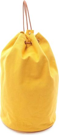 Herm&egrave;s Zaino Polochon Mimile in tela Toile 1990-2015 - Marrone