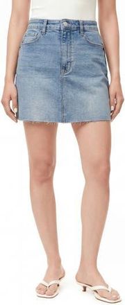 Kensie The High Waist Denim Miniskirt in Marina at Nordstrom Rack, Size 12