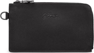 Longchamp Portafoglio Le Pliage in pelle con zip - Nero