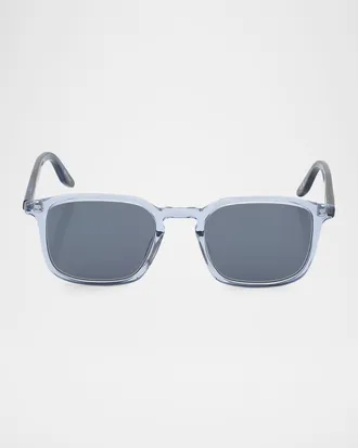 Barton Perreira Men & apos;s Raymond Square Acetate Sunglasses