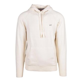 Sun 68 Heren, Sweatshirts & Hoodies, Beige, Maat: M Wol