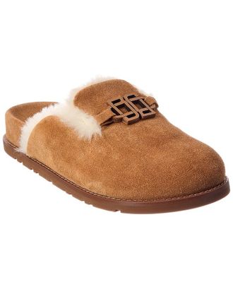 SIMKHAI Mila Suede & Shearling Slipper