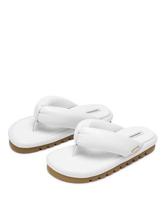 Naked Wolfe Hilary Leather Sandal in White at Nordstrom, Size 8