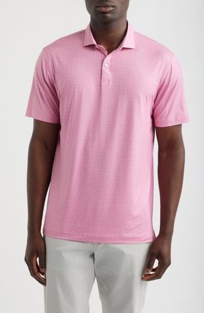 Johnnie-O Fall Flower Featherweight Performance Polo in Palm Beach at Nordstrom, Size Xx-Large