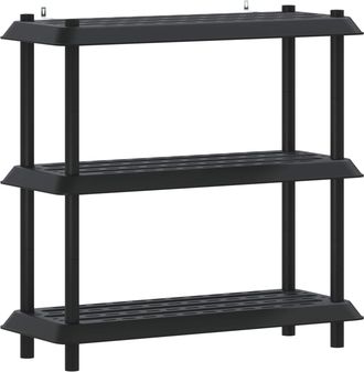 vidaXL Estanter&iacute;a 3 Niveles 100 X 40 X 96 Cm Pp Gris Antracita Vidaxl