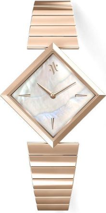 Vanna Luna Watch in White Pearl-Rose Gold at Nordstrom