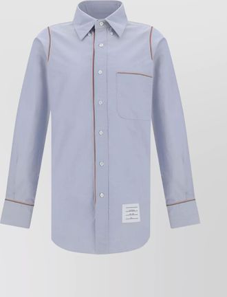 Thom Browne regular fit collar front patch pocket