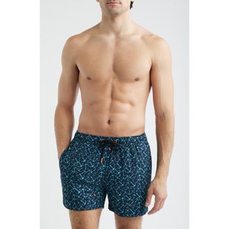 Save The Duck Ademir Swim Trunks in Anchors - Eco Diver at Nordstrom, Size Xx-Large