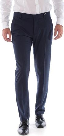 Daniele Alessandrini Jeans - Heren - Nette broeken - Blauw - M - Polyester - Broeken
