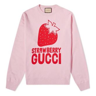 Gucci Strawberry Gucci Sweatshirt Sugar Pink 681217-XJDV1-5904