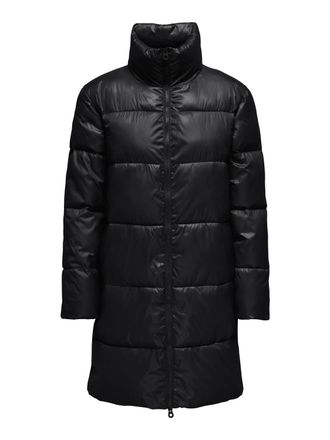 Only Steppmantel ONLY ONLNEWRICKY PUFF COAT CC OTW, Damen, Gr. S (36), schwarz, Steppware, Obermaterial: 100% Polyester, unifarben, M&auml;ntel Steppmantel