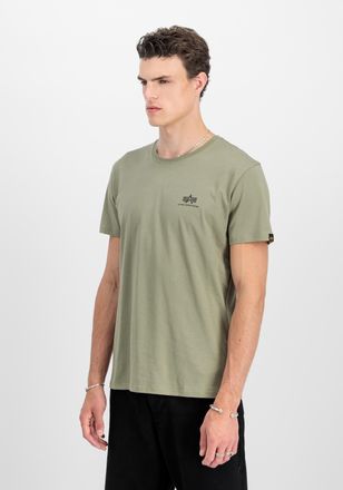 Alpha Industries T-Shirt ALPHA INDUSTRIES Basic T-Shirt SL, Herren, Gr. XXL, gr&uuml;n (olive), Obermaterial: 100% Baumwolle, Shirts T-Shirt
