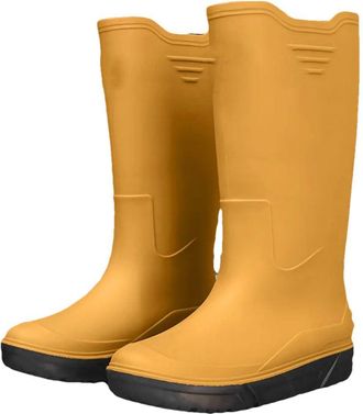 Generic Mens Anti-Slip High-Tube Rain Boots Mid-Tube Warm Drawstring Rain Boots Waterproof Kitchen Rubber